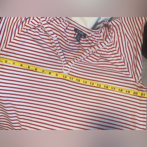 Chaps Striped Tee - Picture 5 of 6